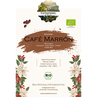 "Café Marrón" Kolumbien Bio